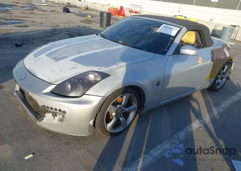 2006 Nissan 350Z Enthusiast из США, поврежденный, VIN JN1AZ36D66M400204